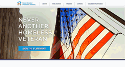 Desktop Screenshot of neveranotherhomelessveteran.org